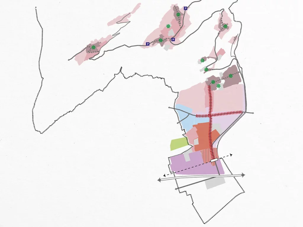 Plan des zones de Conthey